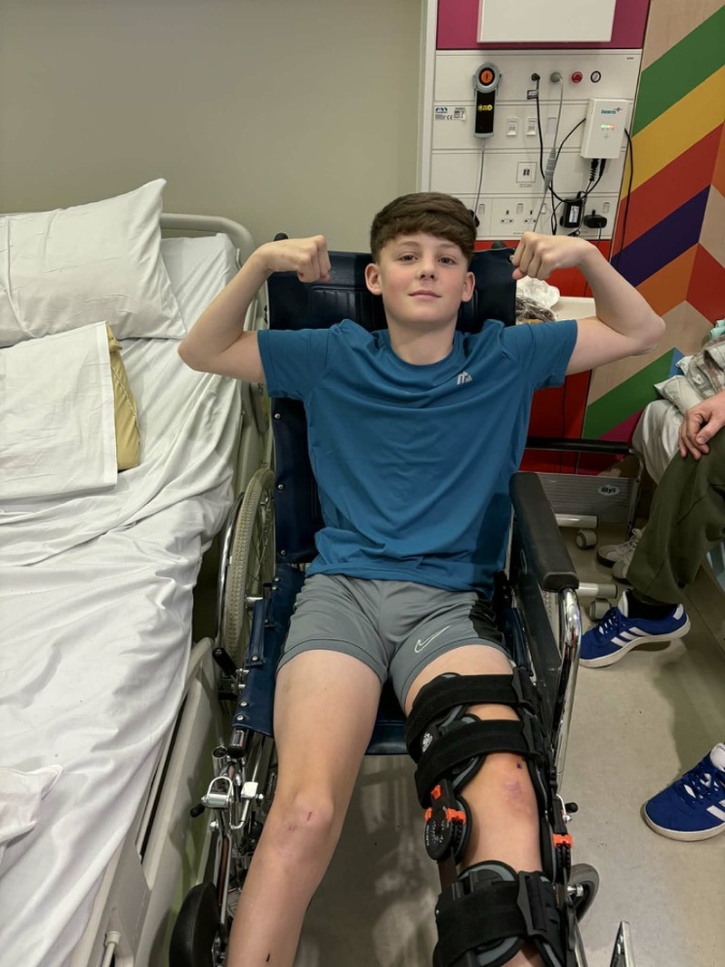 Other image for Teen rescued after cycling crash